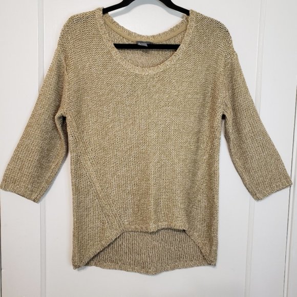 Quinn Tops - Quinn scoop neck hand knit top Size Medium